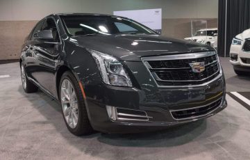 Cadillac XTS on display Anaheim - USA - September 28, 2017: Cadillac XTS on display at the Orange County International Auto Show.