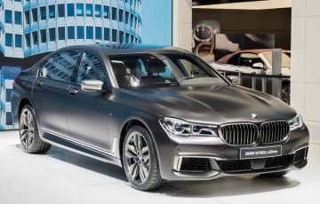 BMW 760Le xDrive iPerformance GENEVA, SWITZERLAND - MARCH 1, 2016: BMW 760Le xDrive iPerformance presented at the 86th International Geneva
Motor Show in Palexpo, Geneva.